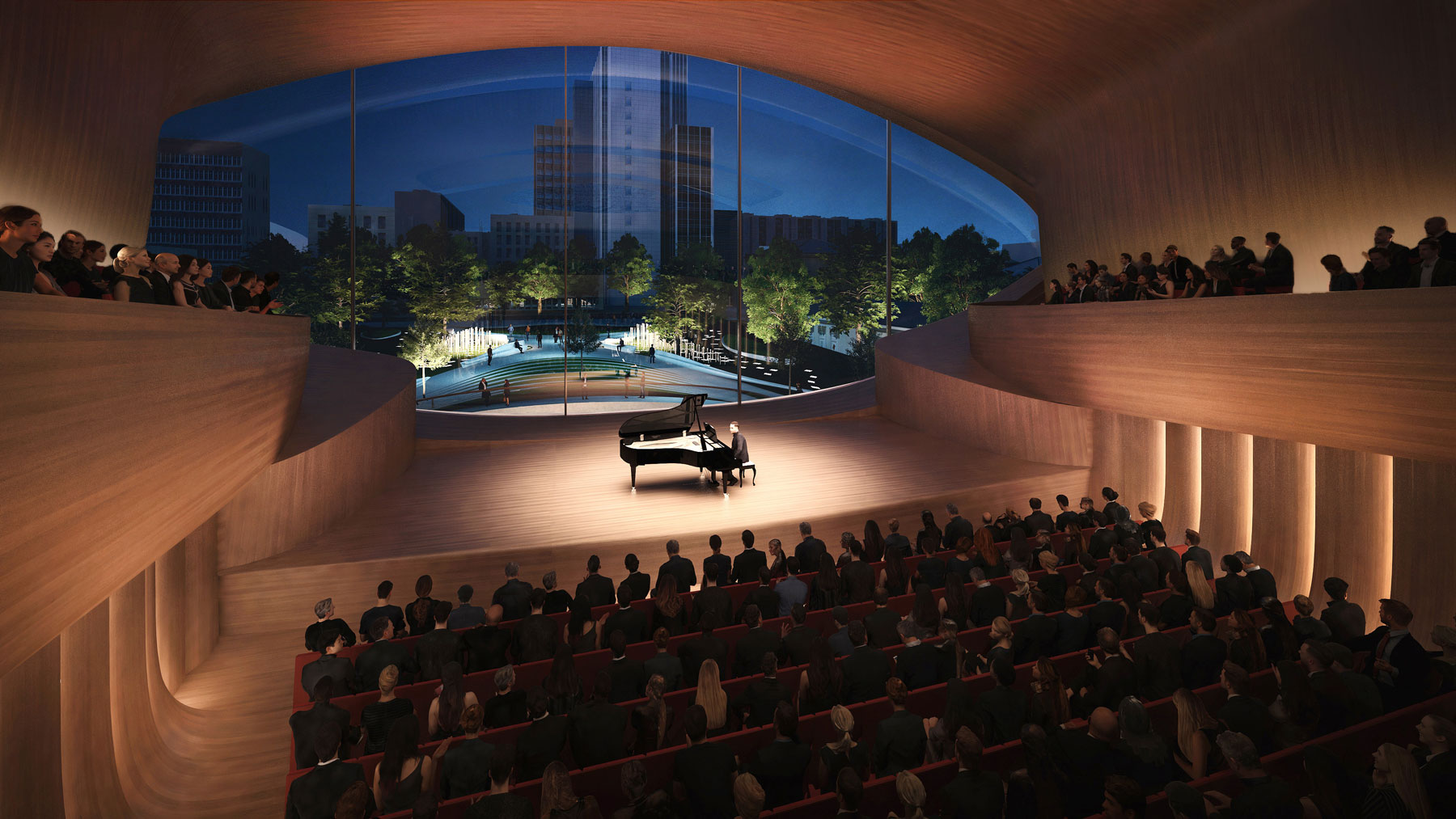 Sverdlovsk Philharmonic Concert Hall by Zaha Hadid Architects