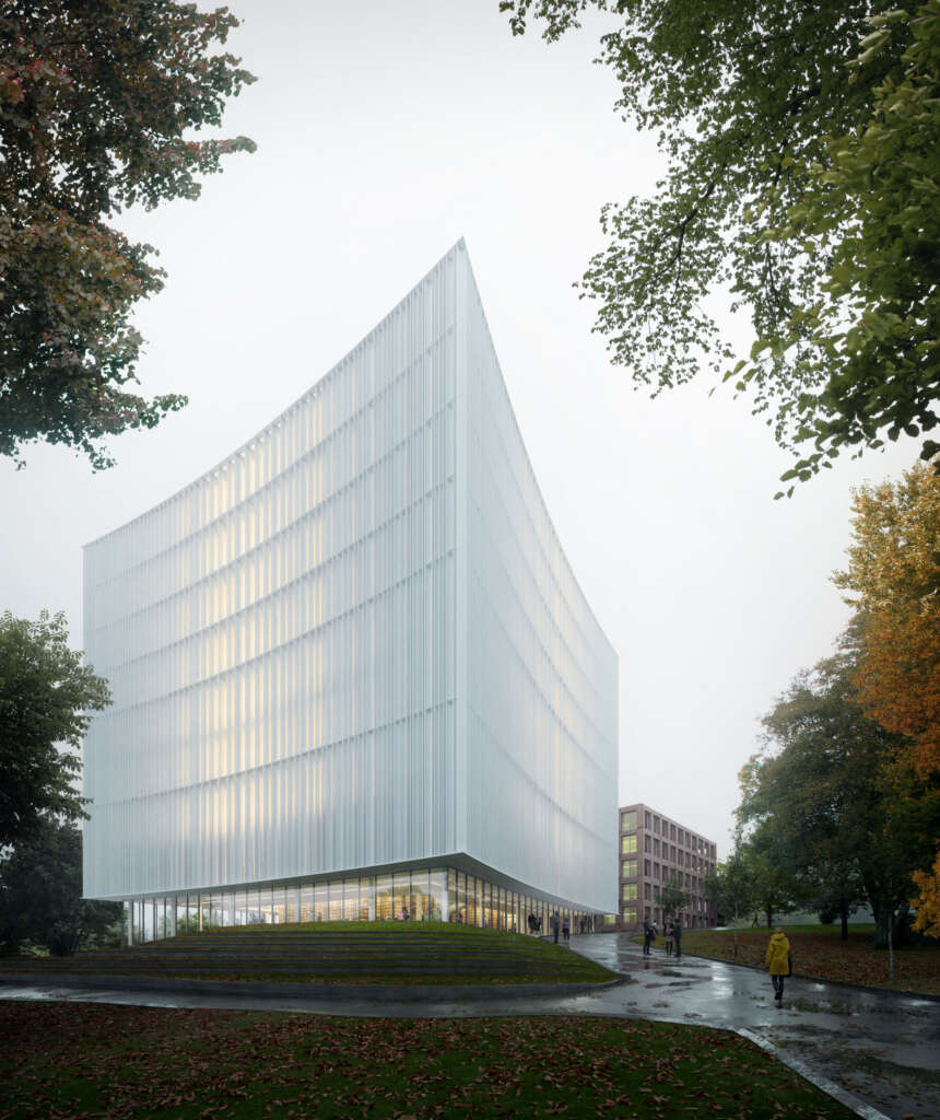 Gothenburg University Library Cobe Exterior White