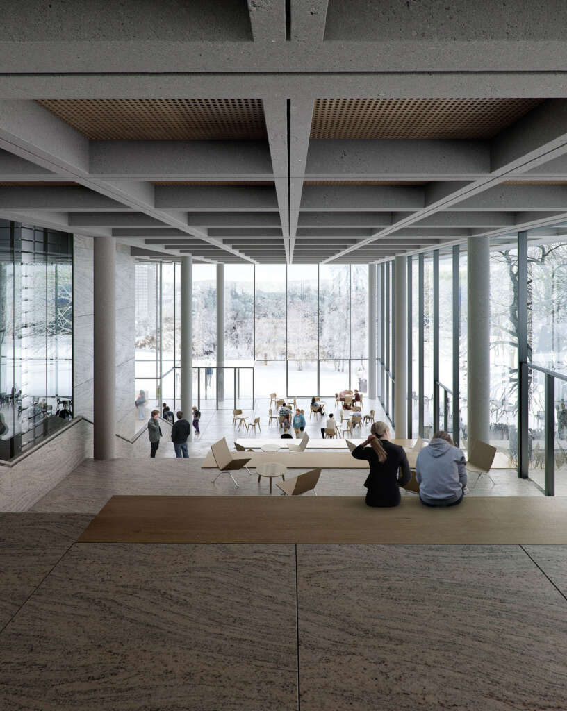 Gothenburg University Library Cobe Reading Stair