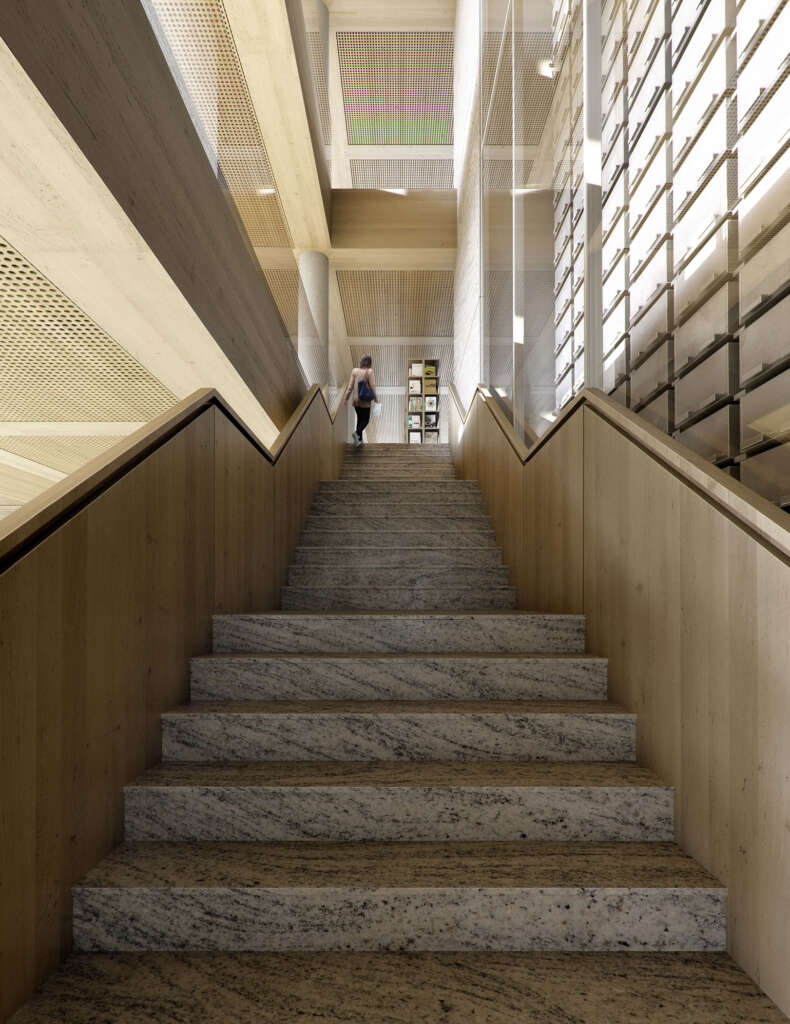 Gothenburg University Library Cobe Stair