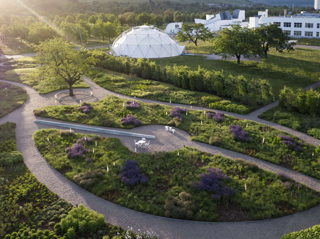 Vitra Campus Garden Piet Oudolf Aerial Dome