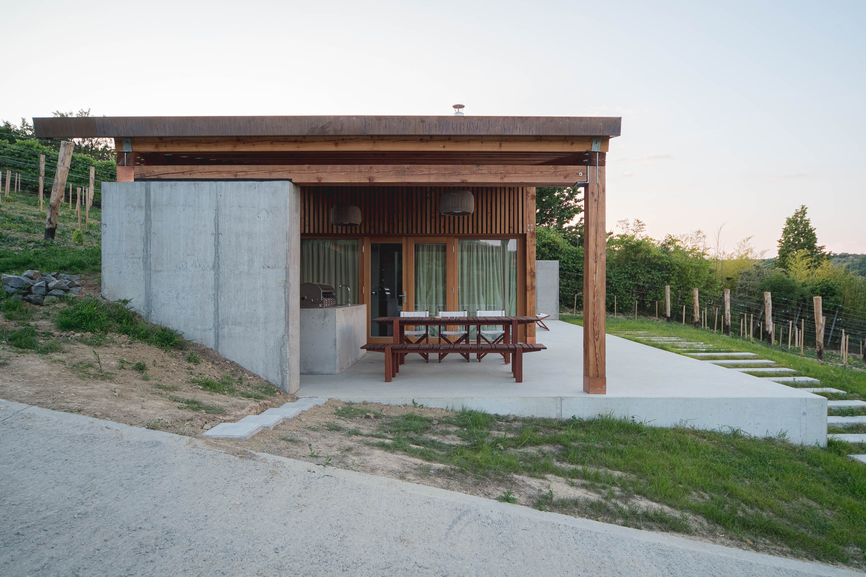Szekszárd építész stúdió guesthouses Hungary Architecture Design Outdoor Dining