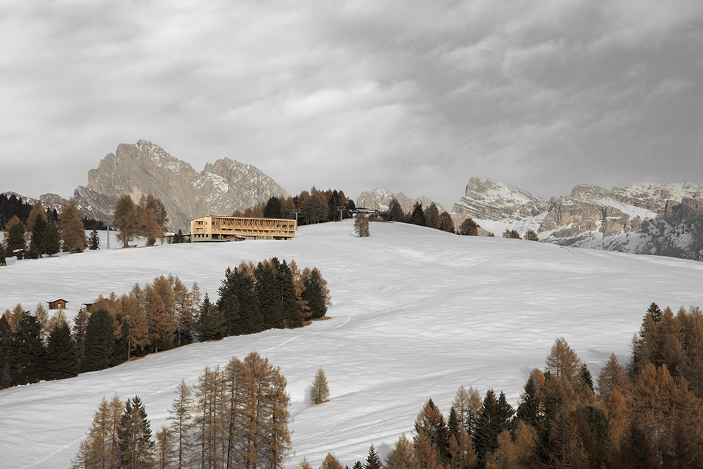 Icaro Hotel Modus Arsitek Bolzano Italia Desain Arsitektur Kayu Kayu