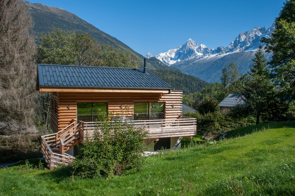Caraccard Chevallier Architects Desain Kabin Arsitektur Chamonix Mont-Blanc Prancis