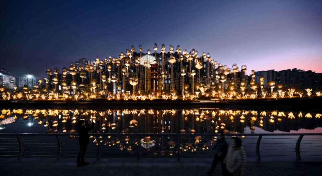 1000 Trees Heatherwick Studio Shanghai China Residential Landscape Design Architecture Sustainability