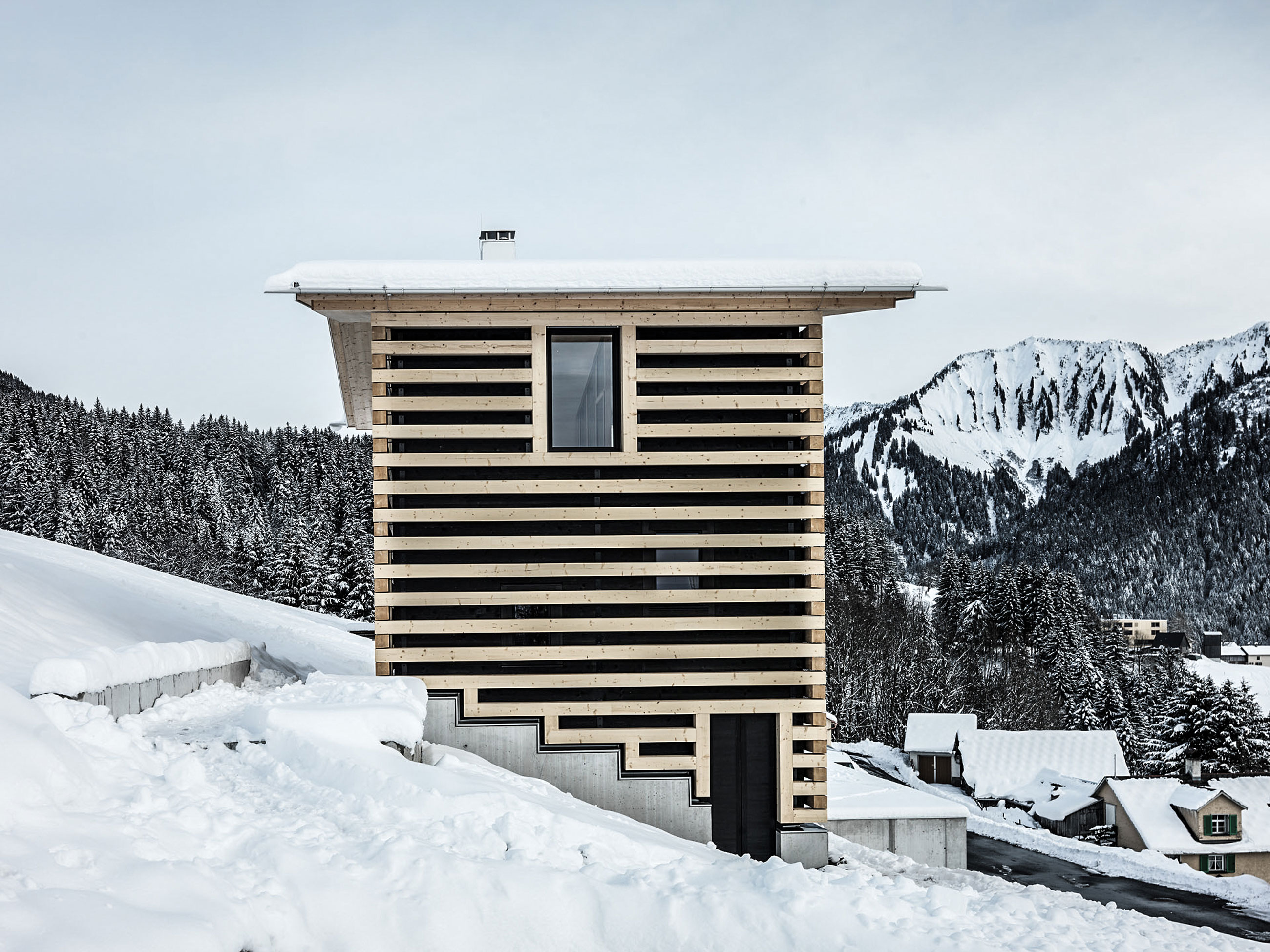 Ski Hut in Lanterns Marte.Marte Architects Cabin