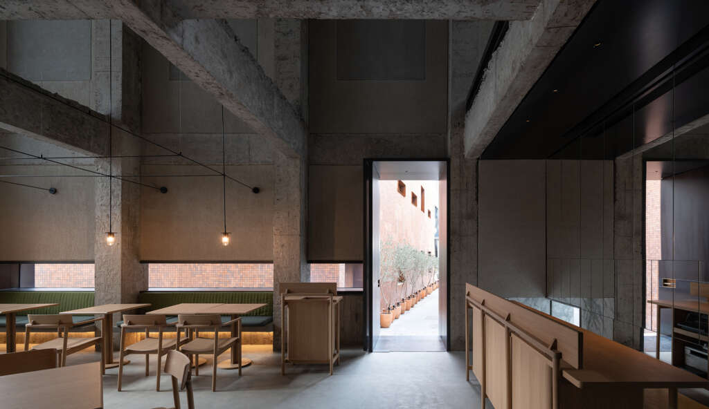 Incision Nantou City Guesthouse Neri&Hu Design and Research Office Shenzhen Guangdong China Chen Hao Reception and Restaurant