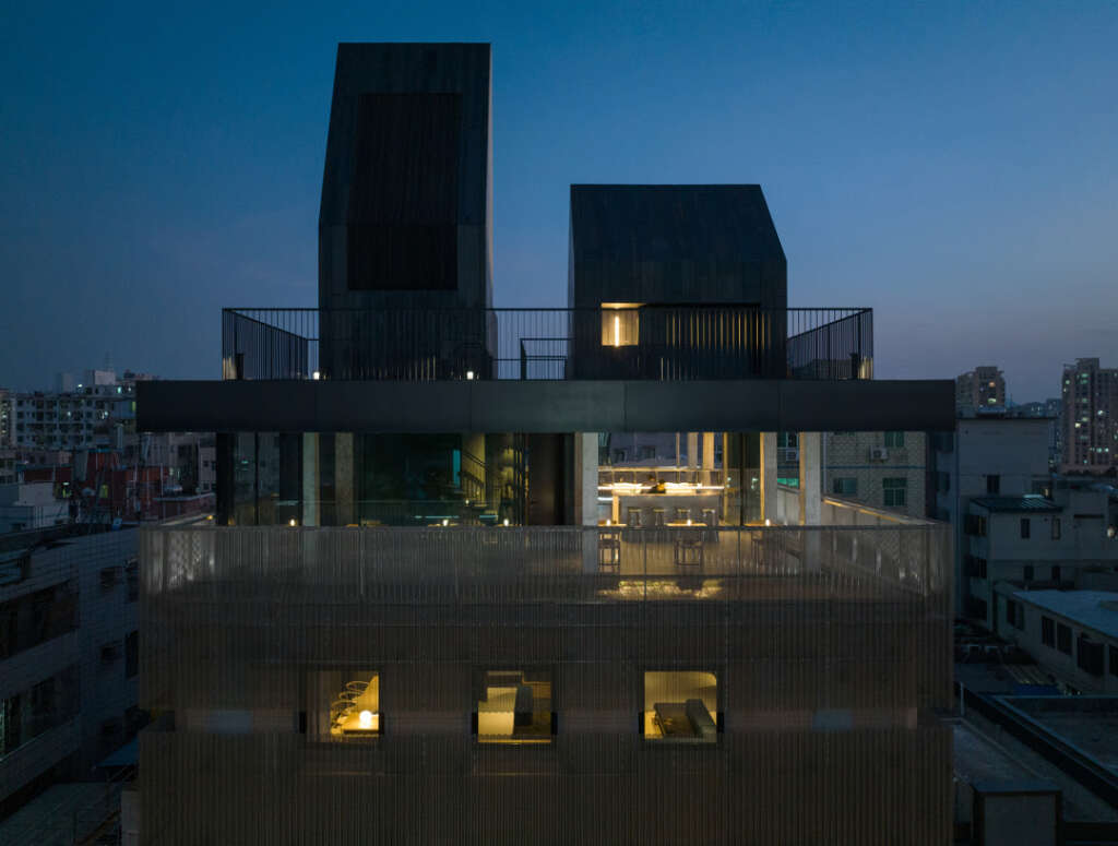 Incision Nantou City Guesthouse Neri&Hu Design and Research Office Shenzhen Guangdong China Chen Hao Rooftop