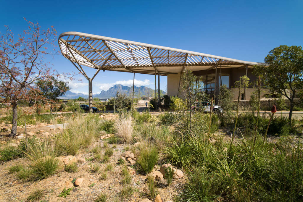 Sekolah Hijau Afrika Selatan Studio Arsitektur GASS Paarl Western Cape Afrika Selatan Keberlanjutan