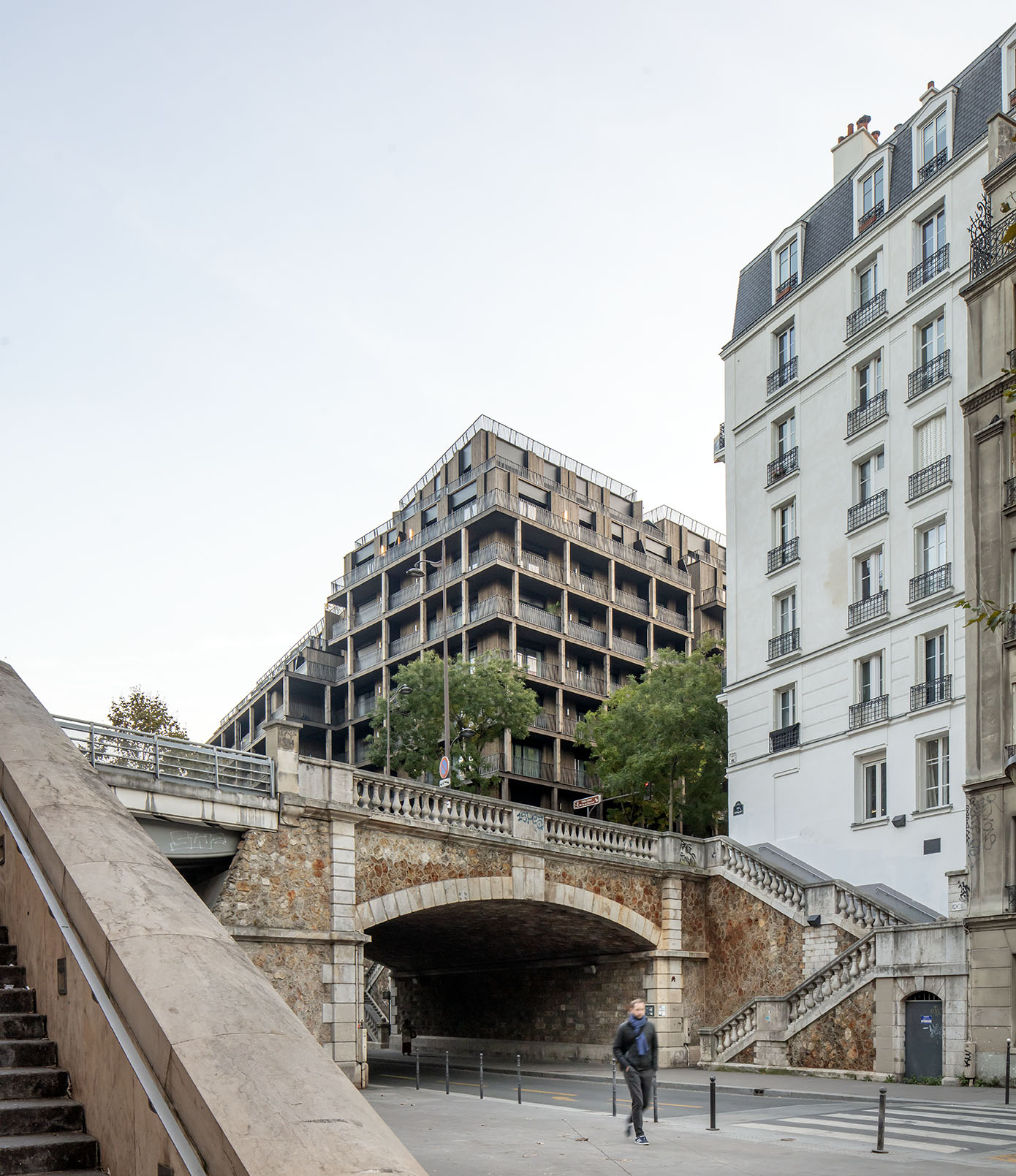 Etoffes de Tolbiac Atelier Architecture Vincent Parreira - AAVP Paris France Wood Timber Building
