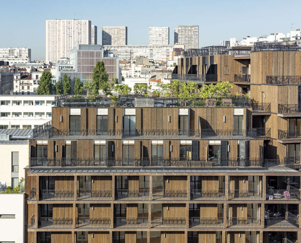 Etoffes de Tolbiac Atelier Architecture Vincent Parreira - AAVP Paris France Wood Timber Building