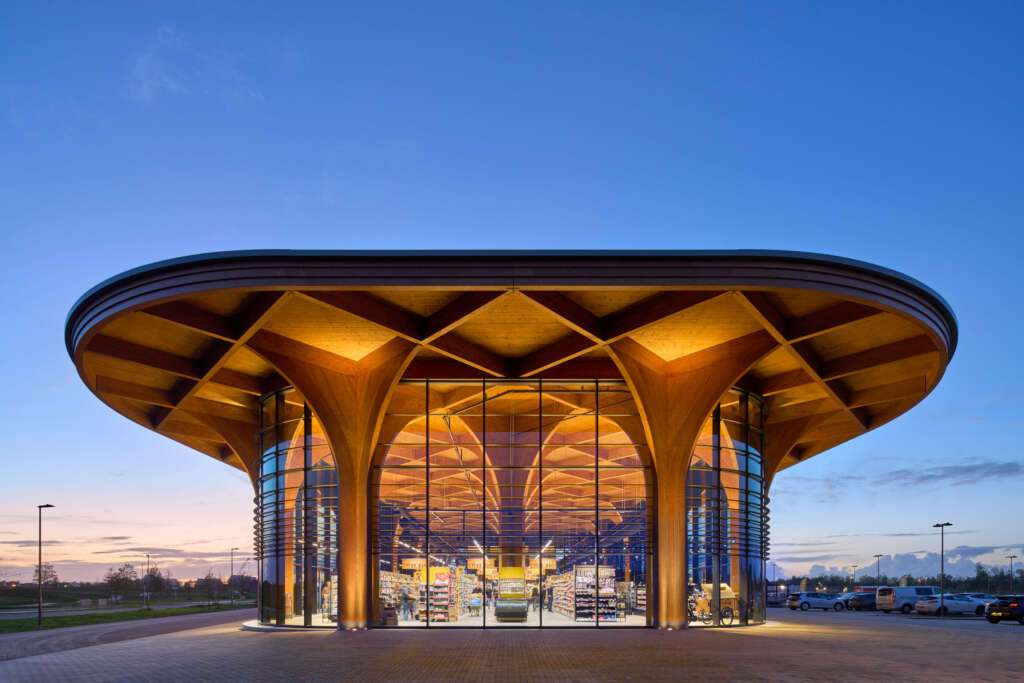 SuperHub Meerstad De Zwarte Hond The Netherlands Community Hub Timber