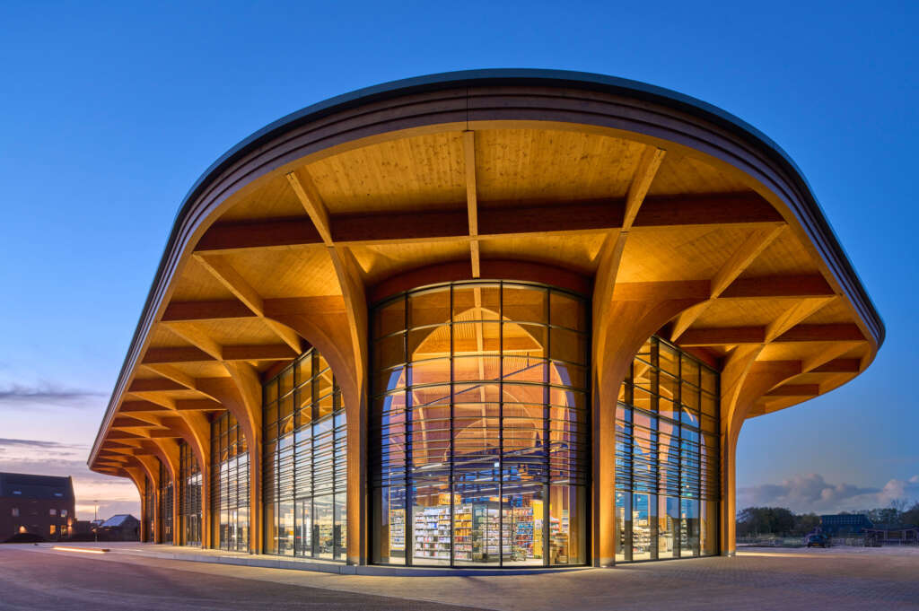 SuperHub Meerstad De Zwarte Hond The Netherlands Community Hub Timber