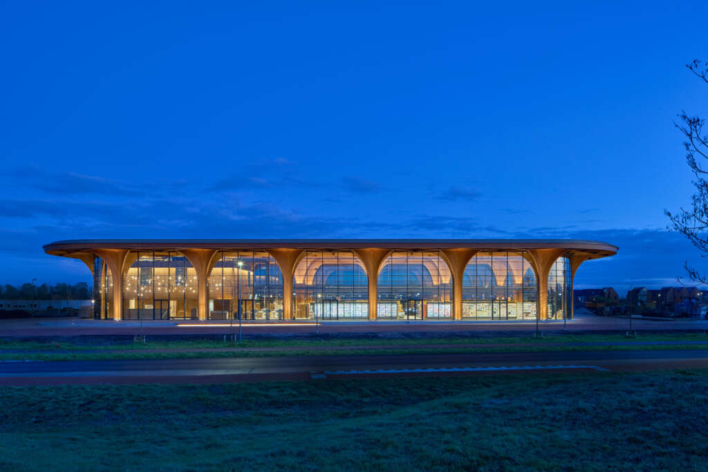 SuperHub Meerstad De Zwarte Hond The Netherlands Community Hub Timber