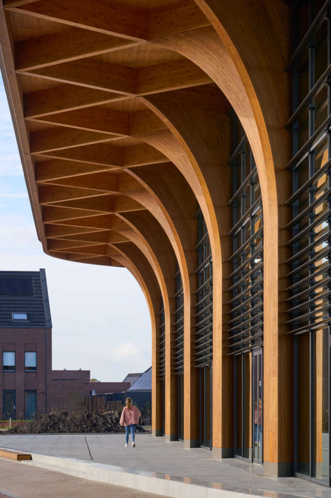 SuperHub Meerstad De Zwarte Hond The Netherlands Community Hub Timber