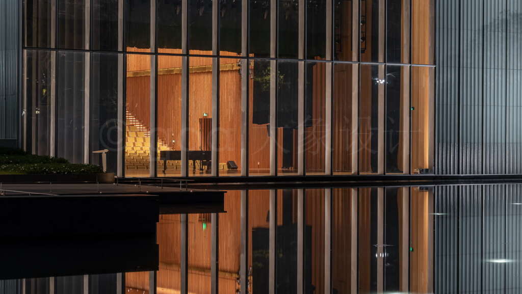 Yada Theater GOA Group of Architects Yixing China Tampilan dinding tirai kaca dari eksterior