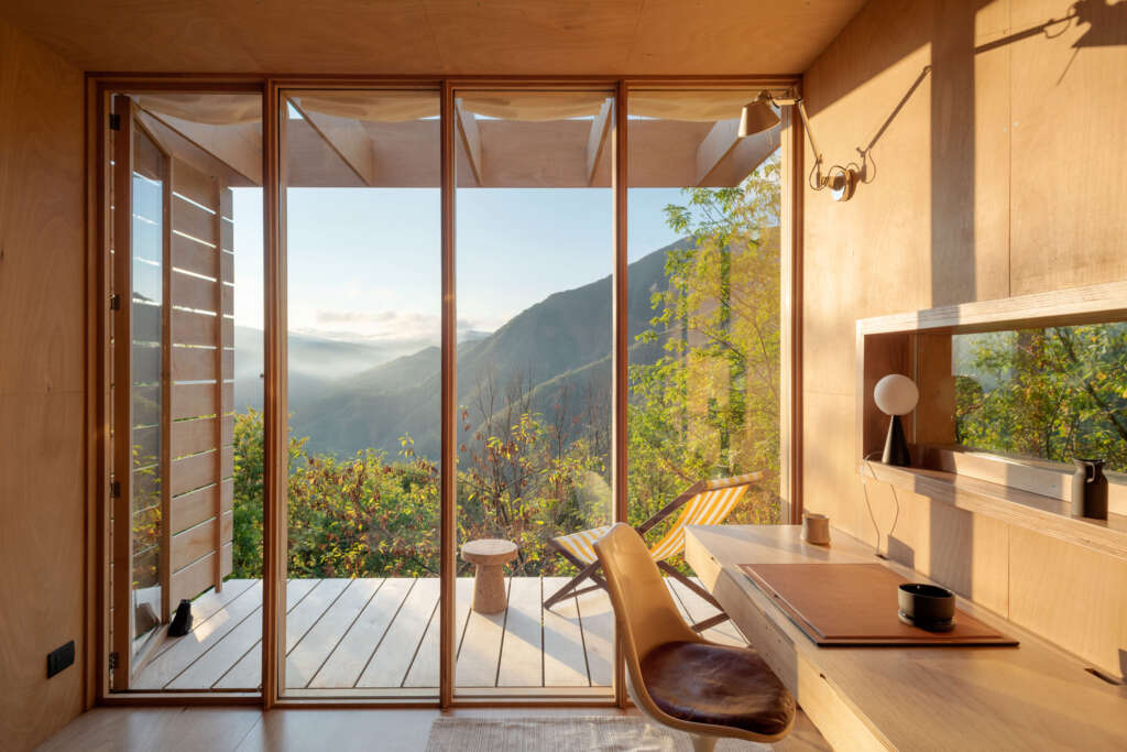 The Hermitage llabb Trebbia Valley Italy Wood Cabin Studio Camp