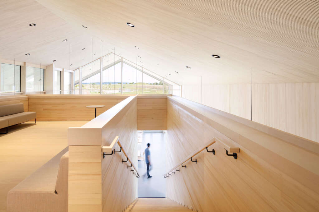 Lebinger Fürsten Hügel Service Station MONO Architects Sömmerda Germany Wood Gallery