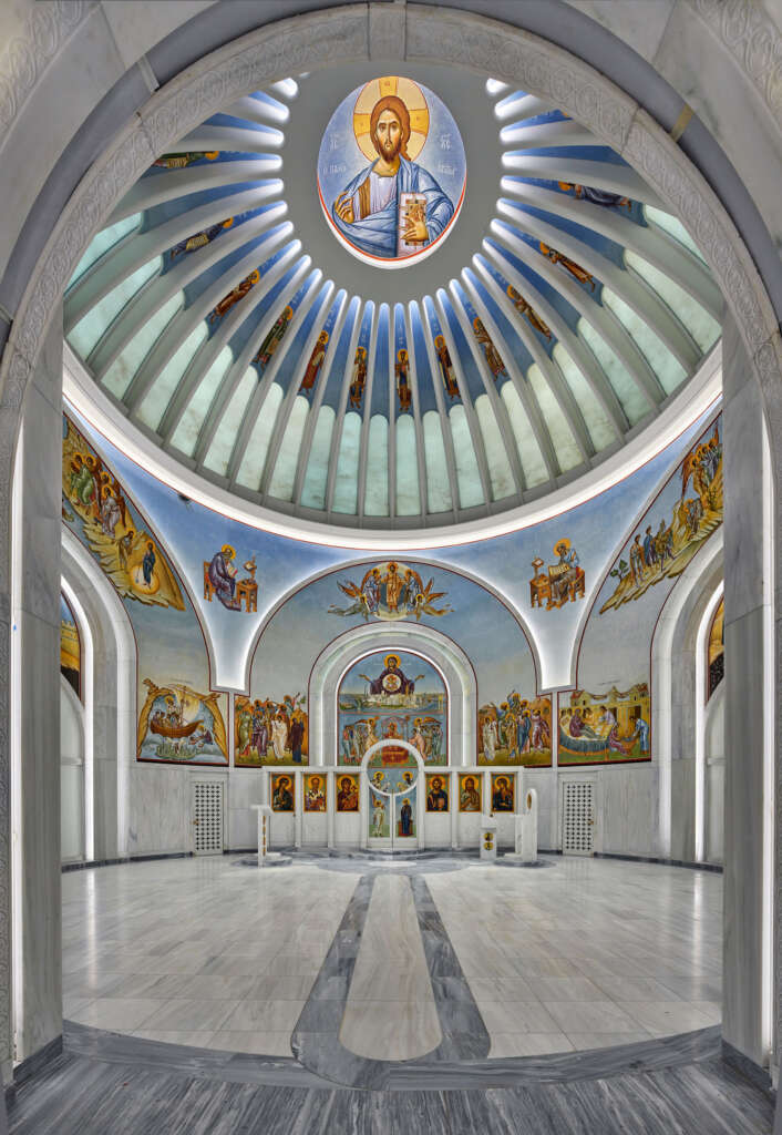Gereja Ortodoks Yunani St. Nicholas dan Kuil Nasional Santiago Calatrava New York City