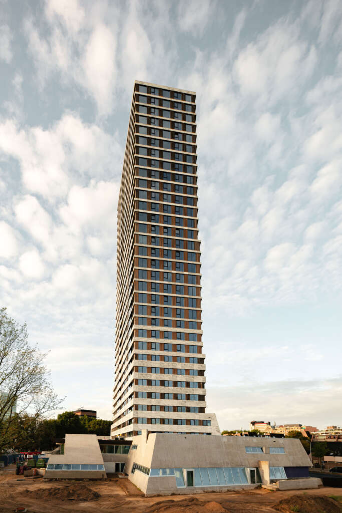 Perusahaan Bunker Tower Powerhouse Eindhoven The Netherlands Residential Apartment Design Architecture Situs konstruksi