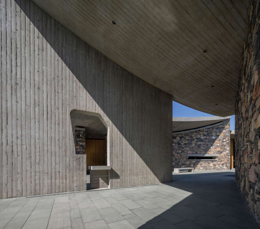 Zibo OCT Art Center Studio Zhu Pei Shandong China Pintu masuk utama