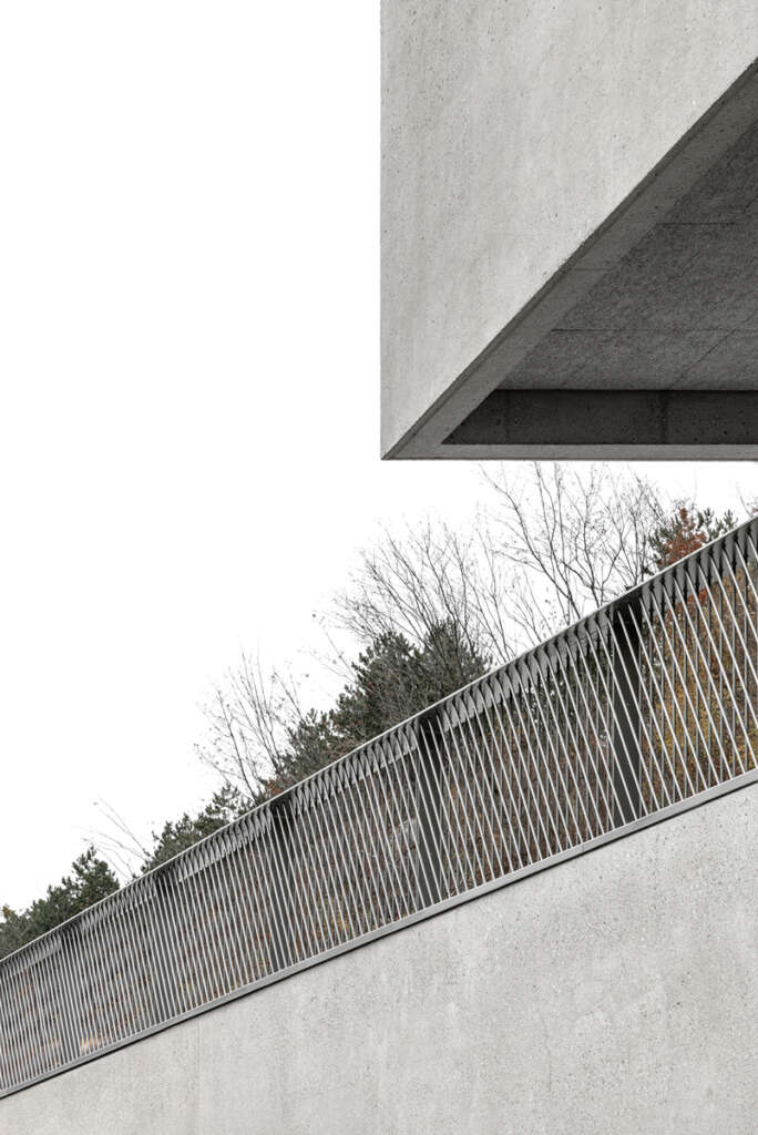 Fieldhouse Modus Architects Bozen Italy Sports and Recreation Center arsitektur desain beton
