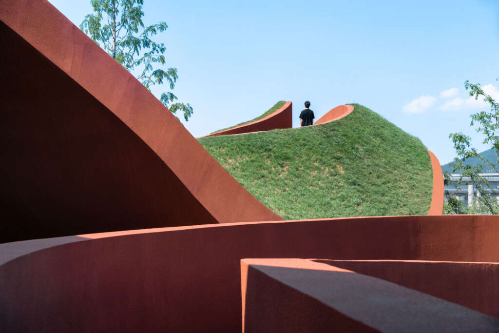 OCT Chaohu Natural and Cultural Center Change Arsitek Chaohu China Design Green Roof