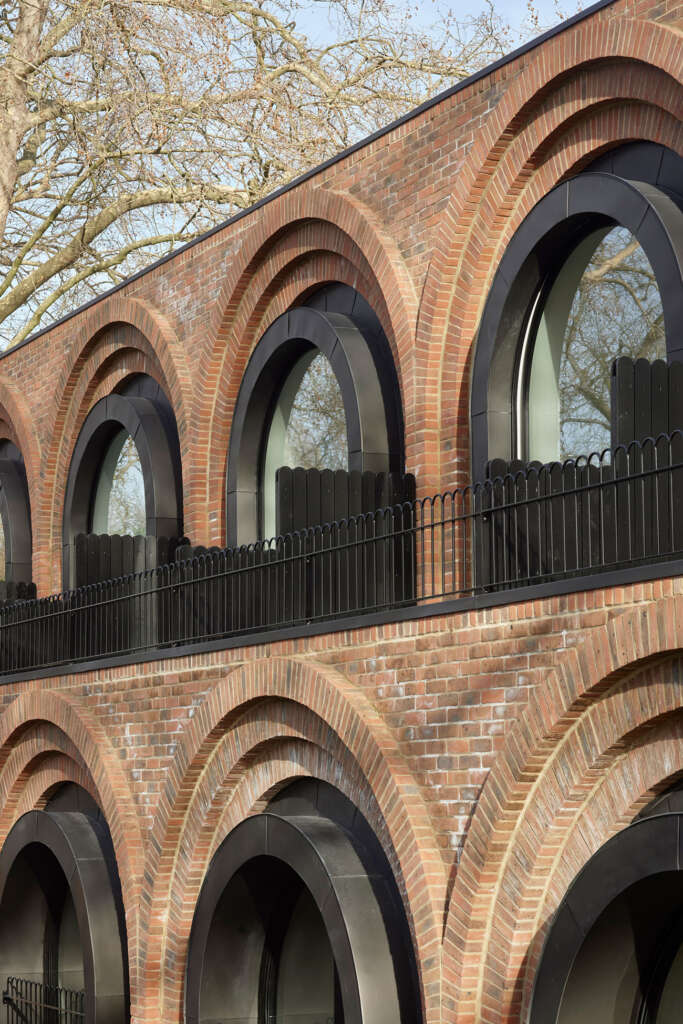 The Arches DHaus London Inggris Brick Apartment Desain Arsitektur Dartmouth Park