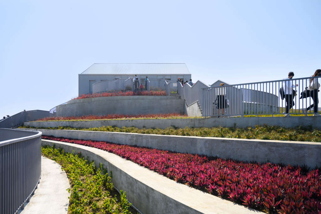 Pasar Tainan MVRDV Kota Tainan Arsitektur Rancangan Atap Hijau Taiwan