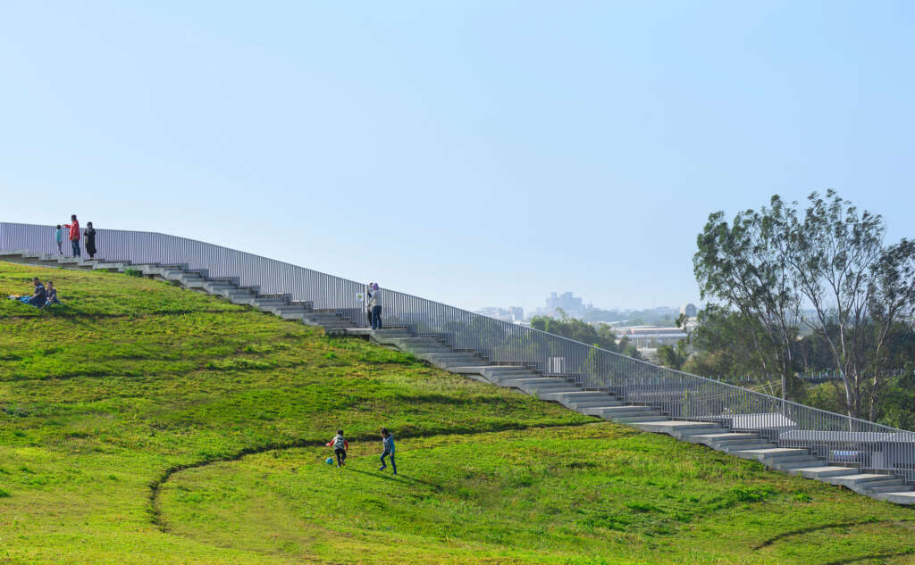 Pasar Tainan MVRDV Kota Tainan Arsitektur Rancangan Atap Hijau Taiwan