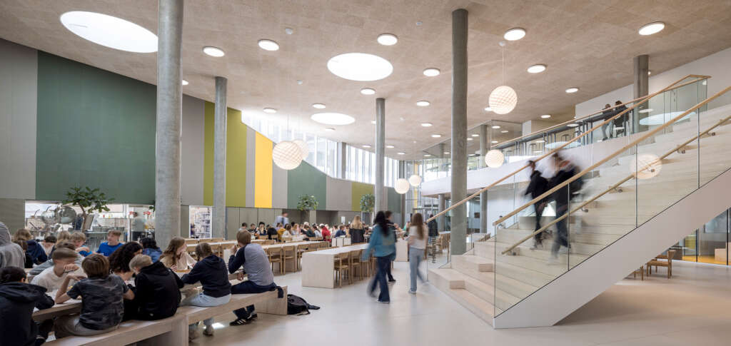 Sekolah di Kepulauan Brygge Secondary School CF Møller Architects Tredje Natur Copenhagen Denmark Design Architecture