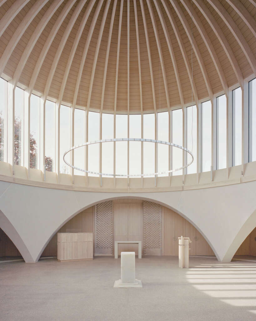 Kompleks Kuil di Pedesaan Hampshire James Gorst Arsitek Rake Hampshire Inggris Desain Arsitektur Kayu Rory Gardiner
