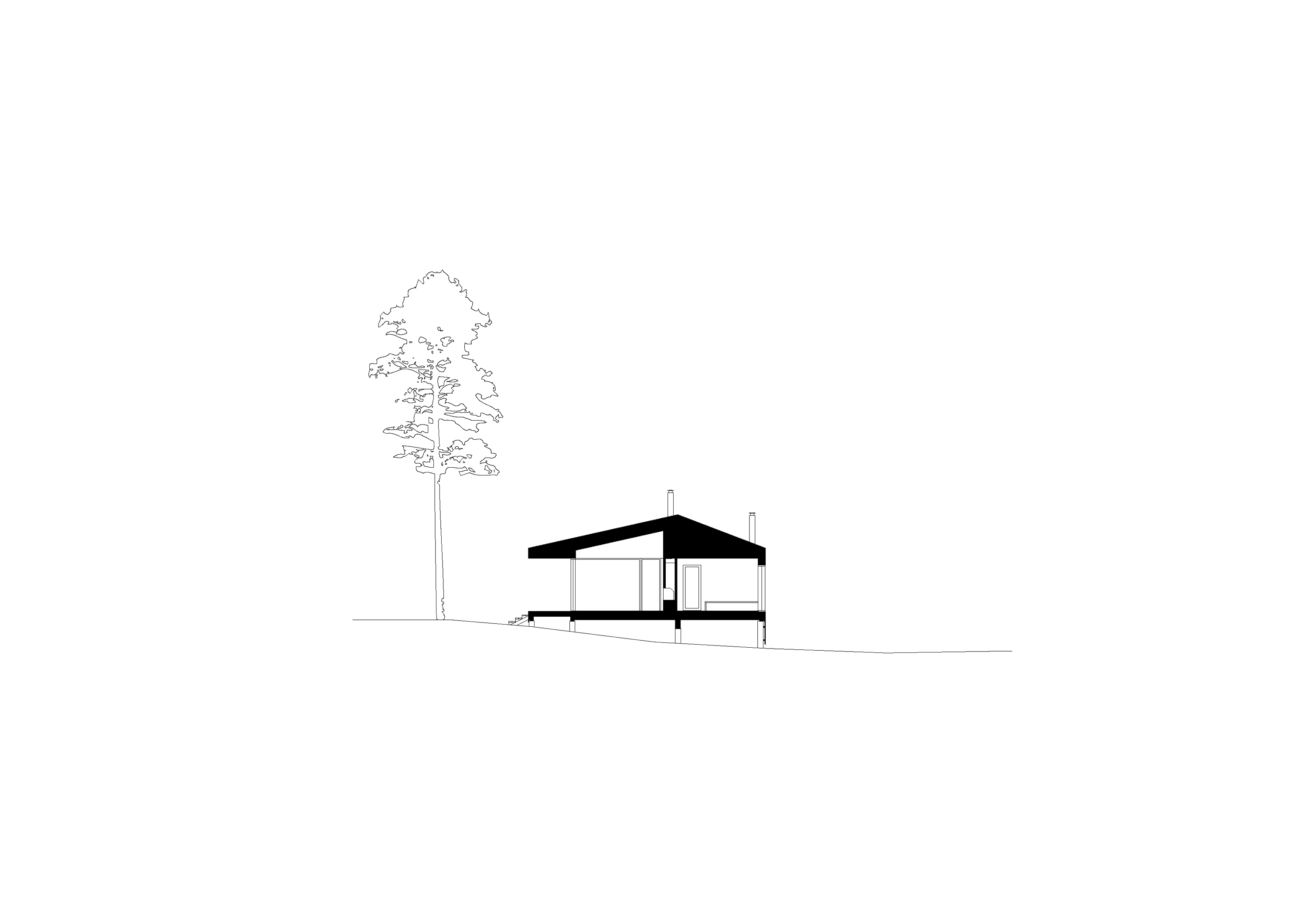 Rumah Liburan H Arsitek Playa Luumäki Finlandia Bagian Desain Arsitektur Kabin