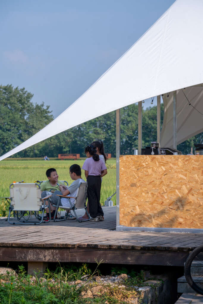 Tower Pavilion In Paddy Fields Jumping House Lab Paviliun Cina Hangzhou