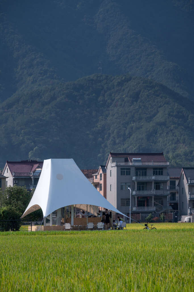 Menara Paviliun Di Sawah Jumping House Lab Paviliun Cina Hangzhou Temui di sawah