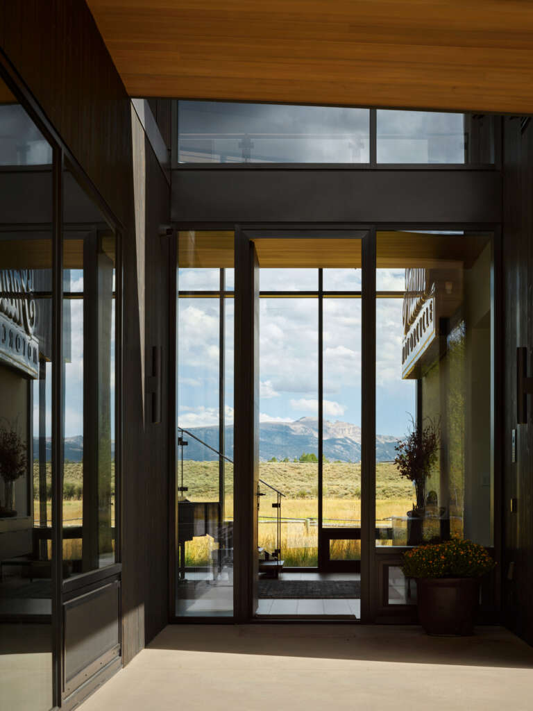 Black Fox Ranch CLB Arsitek Jackson Hole Desain Rumah Wyoming