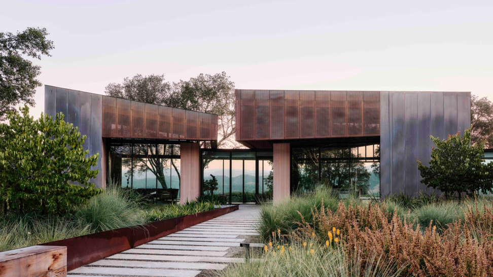 Madrone Ridge Field Architecture Sonoma Valley California Getaway House