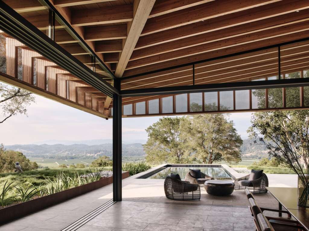 Madrone Ridge Field Architecture Sonoma Valley California Getaway House