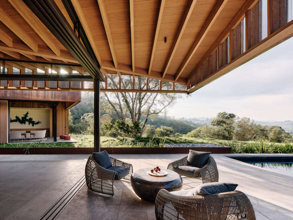 Madrone Ridge Field Architecture Sonoma Valley California Getaway House