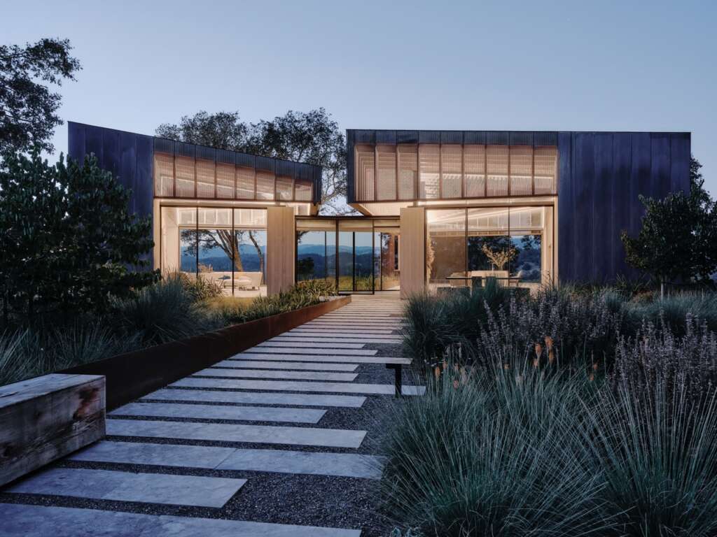 Madrone Ridge Field Architecture Sonoma Valley California Getaway House